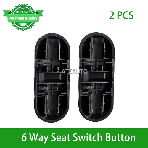 2 PIEZAS Cubierta de botón con interruptor de control de asiento eléctrico delantero de 6 vías para Ford F150 Escape - Imagen 5 de 6