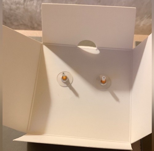 NEW Betsey Johnson Gold Tone Martini Glass With Lime Crystal Stud Earrings NIB - Picture 5 of 9