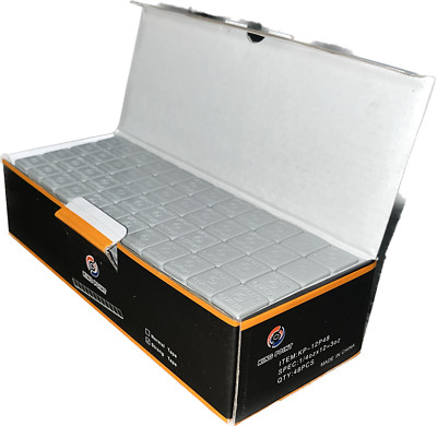 (1) Big Box of 1/4oz Wheel Weights 576 Pieces .25 ounce Advanced Adhesive 9lbs
