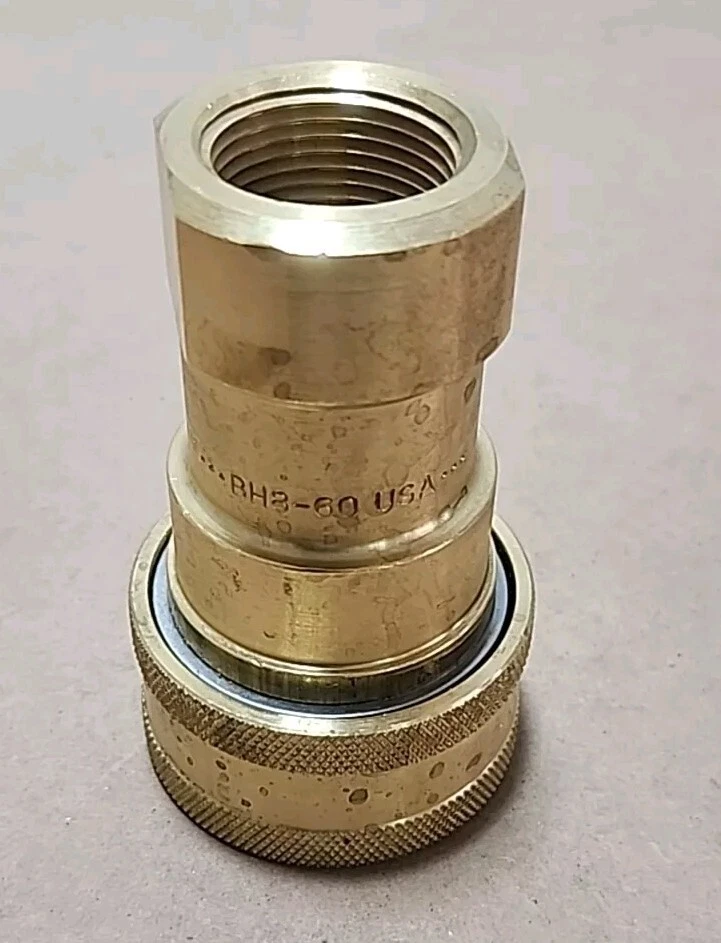 *NEW SURPLUS* Parker BH8-60 Female Coupling 1-1/2" Quick Connect 1"Npt +Warranty - Image 4 of 4