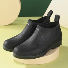 Mens Wellington Rain Ankle Boots Wellies Outdoor Waterproof Shoes UK Size