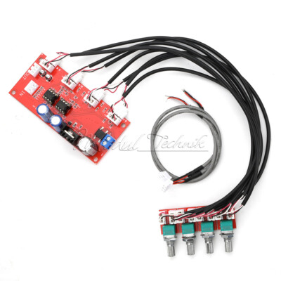 NE5532 Amplifier Board HIFI Stereo Bass Treble Volume Tone Control Preamplifier