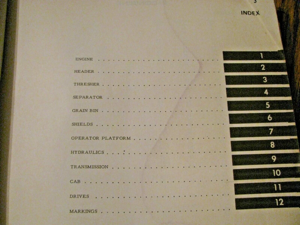 Allis Chalmers Gleaner F FR FKS F-HY F Bagger F Navy Bean Combine Parts Catalog - Image 3 of 4