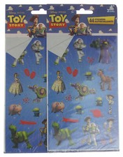 Disney Pixar Toy Story Sticker Sets Lot of 2 Buzz Lightyear Woody 88 Stickers