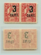 Lithuania 1922 SC 145a MNH missing perf . f3116