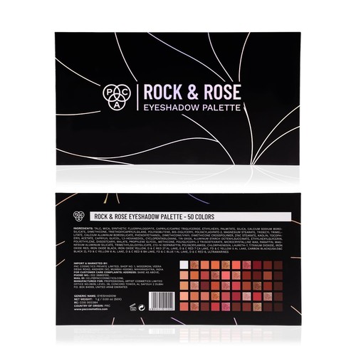PAC Cosmetics Rock & Rose Eyeshadow Palette (50 Colors) -100 gm (Pack of 1) - Picture 5 of 5