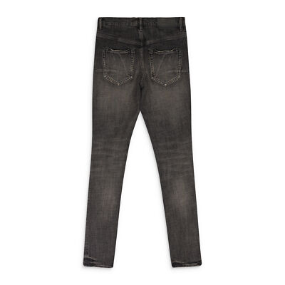 NWT PURPLE BRAND GREY DIRTY RESIN BLOWOUT SKINNY JEANS SIZE 32