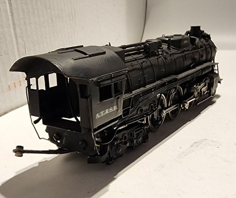 天賞堂　SANTA FE ４−６−４ HUDSON HO Brass Model Train - Tenshodo Sante Fe Railroad 4-6-4