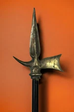 Lancia Halberd Silver Wood Eastern Scene Nativity