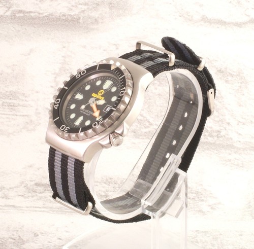 New James Bond 007 black grey nylon 
