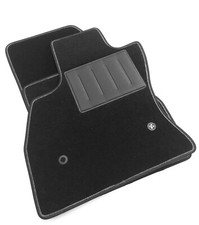 Tappetini Auto Per Fiat 500L 2017-2023 - Moquette Con Logo, Battitacco Gomma, Made In Italy - Foto 3