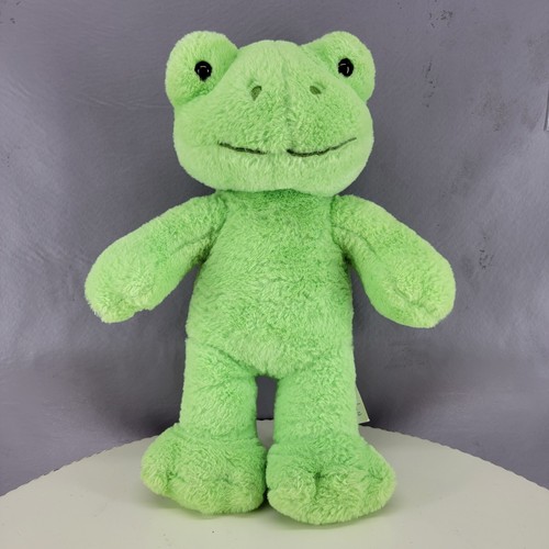 Build A Bear Workshop Plush Frog Spring Green Stuffed Animal Stuffie build-a-bear-workshop-plush-frog-spring-green-stuffed-animal-stuffie