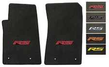 Lloyd Mats Velourtex Camaro RS Logo Front Floor Mats (2010-2015) 