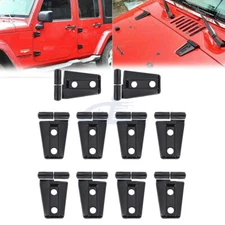 Hood & Door Hinge Cover for 2007-2018 Jeep Wrangler JK JKU Unlimited Accessories