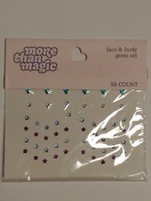 MORE THAN MAGIC Face  Body Gems Set Stick on 58 ct