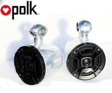 Dolphin T Tops 5.25" Anodized Speaker Pods W Polk DB522 Marine Speaker defect