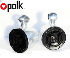 Dolphin T Tops 5.25" Anodized Speaker Pods W Polk DB522  Marine Speaker defect