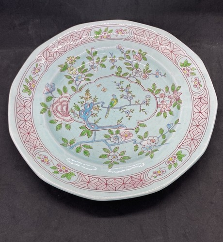 Vtg Adams Calyx Ware Singapore Bird Dinner Plate 10" Red Mark 1930-‘62 - Picture 4 of 7