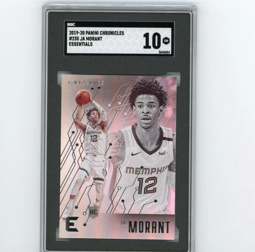 2019-20 Chronicles Ja Morant Rookies Essentials SGC 10 GEM MINT Memphis Grizzlie