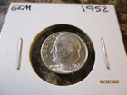 1952 ROOSEVELT DIME GEM BU     LL1