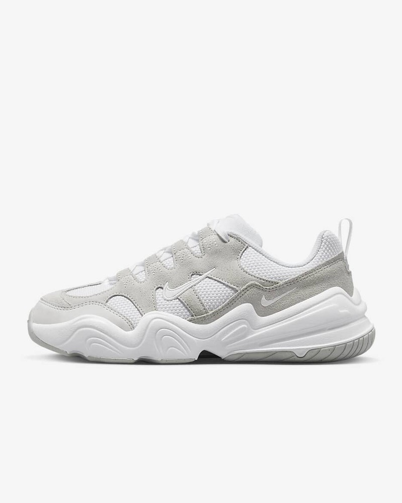 NEW Women's Size 6 Nike Tech Hera 'White Photon Dust' Shoes DR9761-100 Suede Low