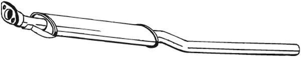 BOSAL 228-625 Middle Silencer for TOYOTA
