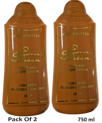 2 x Ever Sheen Kakaobutter Hand- und Bodylotion je 750 ml