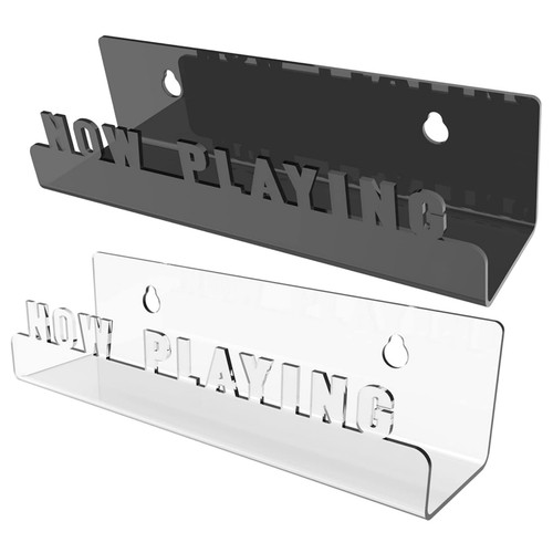 Record Shelf Wall Mount Acrylic Thick Now Playing Durable Album Display Storage