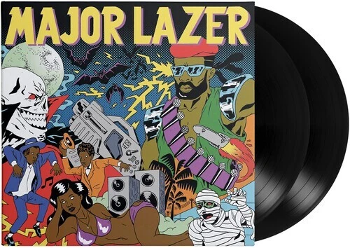 洋楽 MAJOR LAZER GUNS DON'T KILL PEOPLE..2LP Major Lazer GUNS DON'T KILL PEOPLE LAZERS DO New Sealed Black