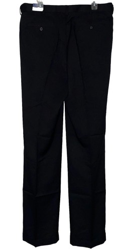 36X36 Mens Pants Black NEW Croft & Barrow Big and Tall Classic Fit Dress Slacks - 第 6/13 張圖片