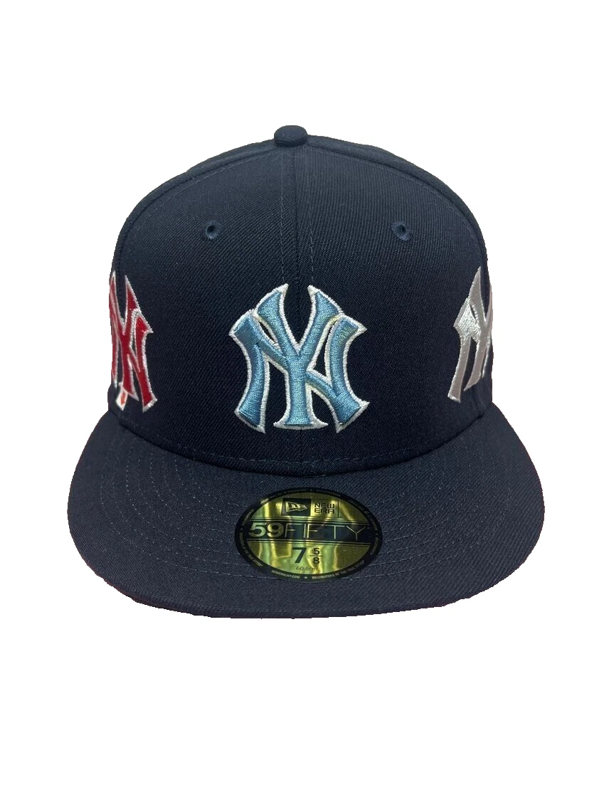 Chapeau ajusté Supreme New York Yankees Kanji New Era bleu marine taille 7 5/8