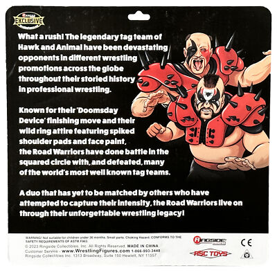 Road Warriors (Hawk & Animal) 2-Pack - Bell to Bell Toy Road Warriors (Hawk & Animal) 2-Pack - Bell to Bell Toy