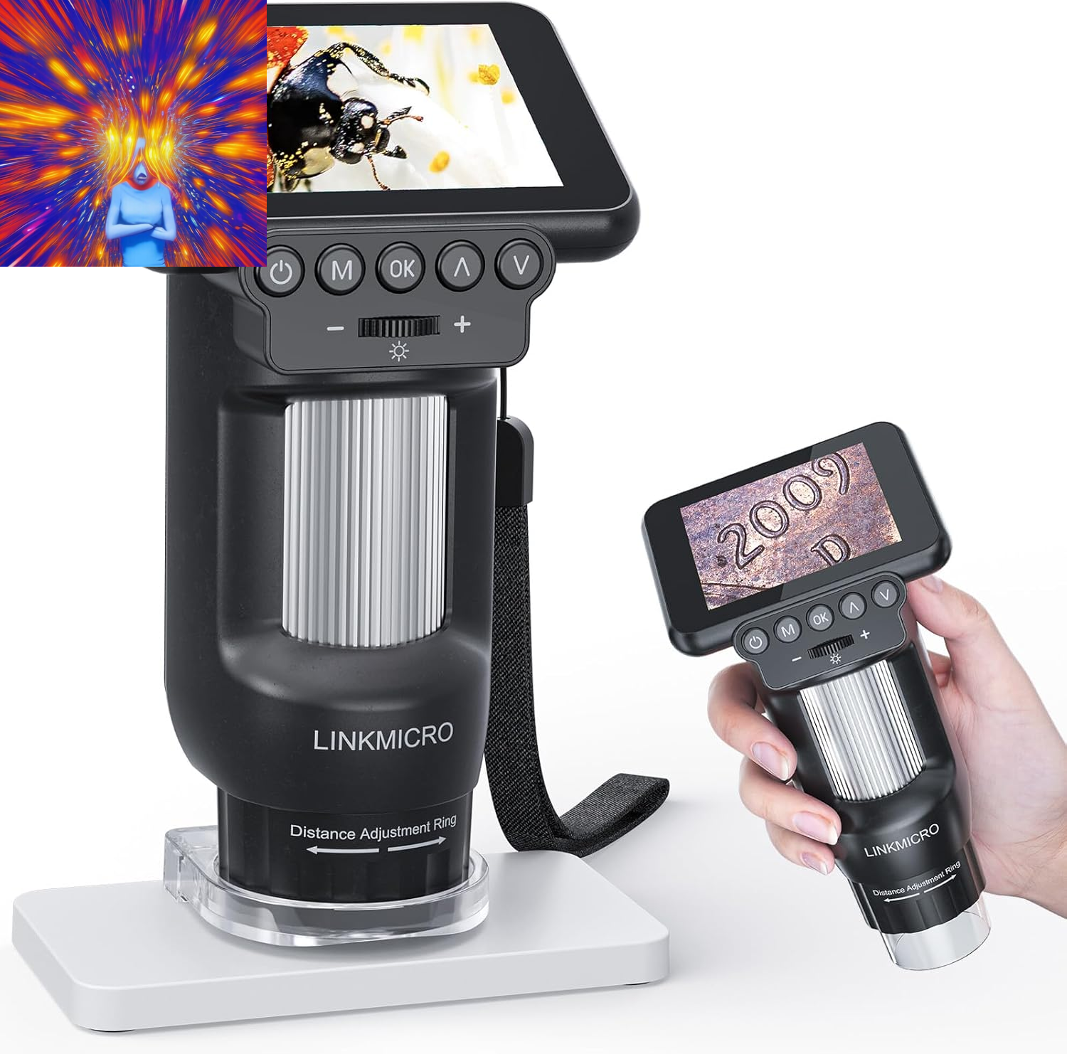 LM013 Microscope for Kids Adults, 2.8