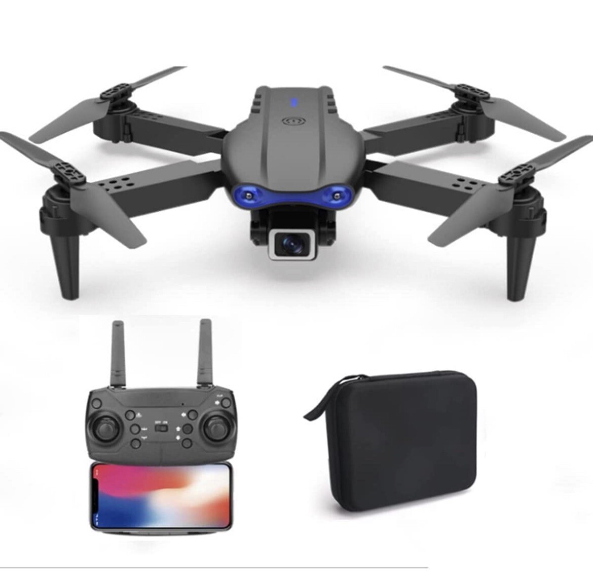 2022 Upgraded WiFi FPV Drone with 1080p Dual HD Camera-image