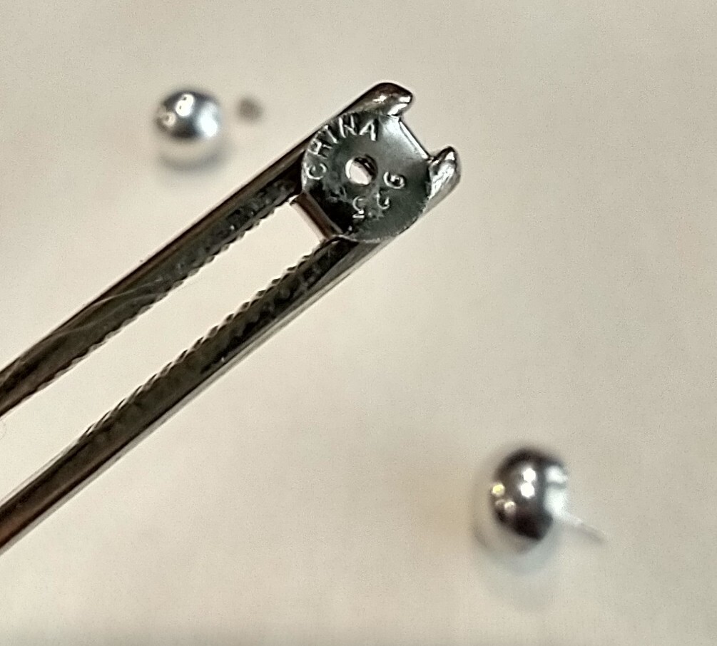 925 Button Domed Stud Earrings (E345) - image 7