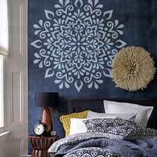 70-110cm Extra Large Stencil Mandala For Painting Big Round Wall Decors Stencil