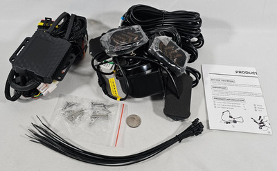 UTV Turn Signal Kit with 110dB Horn Pre-Wired ATV Blinker Rocker Switch Plug Pla