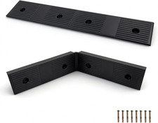 Rubber Curb Ramps 2" Rise 2 Pack for Driveway Wheelchair Riding Mower Doorways T