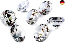 Kristall Glas Diamant,30 Stück Deko Diamanten Hochzeit Transparent Kristall 