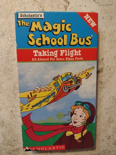 Vintage Scholastic's THE MAGIC SCHOOL BUS TAKING FLIGHT Planes VHS ...