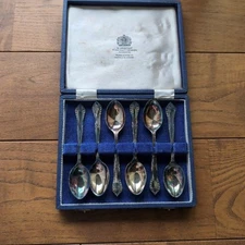 Mappin & Webb Silver Spoons Teaspoons, Set of 6