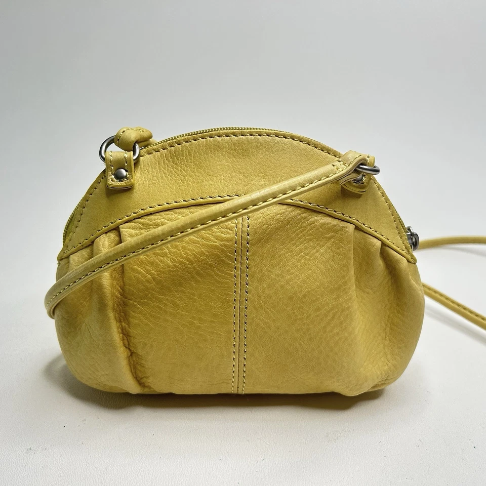 FOSSIL Maddox Small Leather Yellow Crossbody - Image 2 of 4