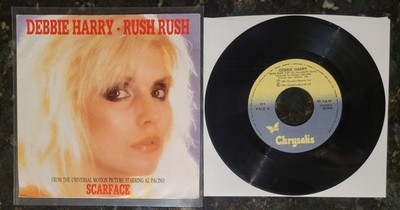 Debbie Harry Blondie RARE 1984 7'' 45 Rush Rush PORTUGAL Chrysalis 517915 EX++