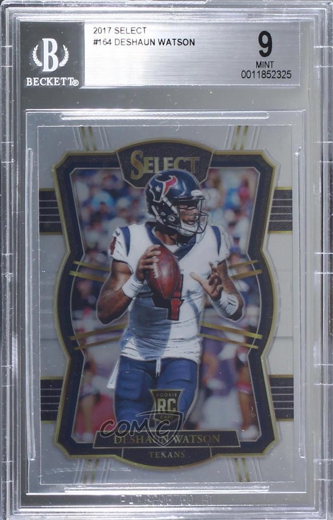 2017 Panini Select Premier Level Deshaun Watson #164 BGS 9 MINT 1j6
