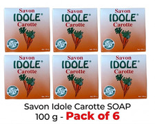 6 - Pack IDOLE Carrot Soap 100g each Made In EU.