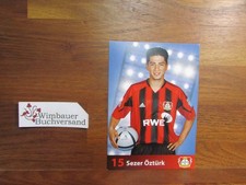 Autograph card Sezer Öztürk Bayer Leverkusen season 2004/2005 Öztürk, Sezer: