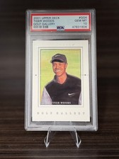 2001 Upper Deck Golf Tiger Woods e-Volve Auto Rookie Card 21