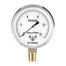 0 To 15 Inches Of Water Column Pressure Gauge Capsule Measurement 0-15 Inh2o