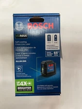 BOSCH GLL50-20G 50 Ft Green-Beam Self-Leveling Cross-Line Laser, Includes Integr
