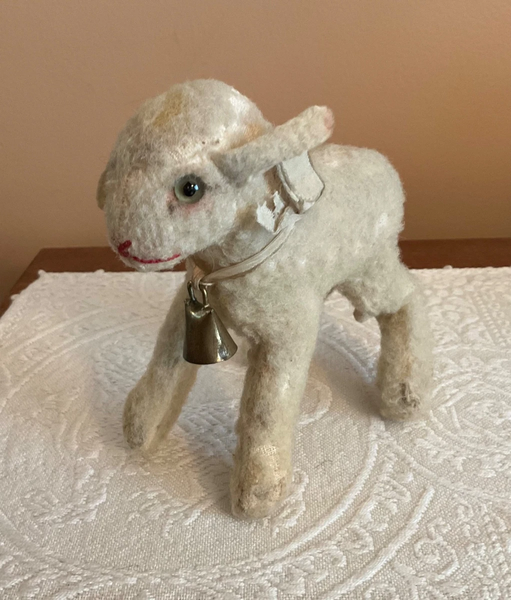 RARE Vintage Steiff Cigogne Stork Peluche Plush Mohair 1950-60 Made In